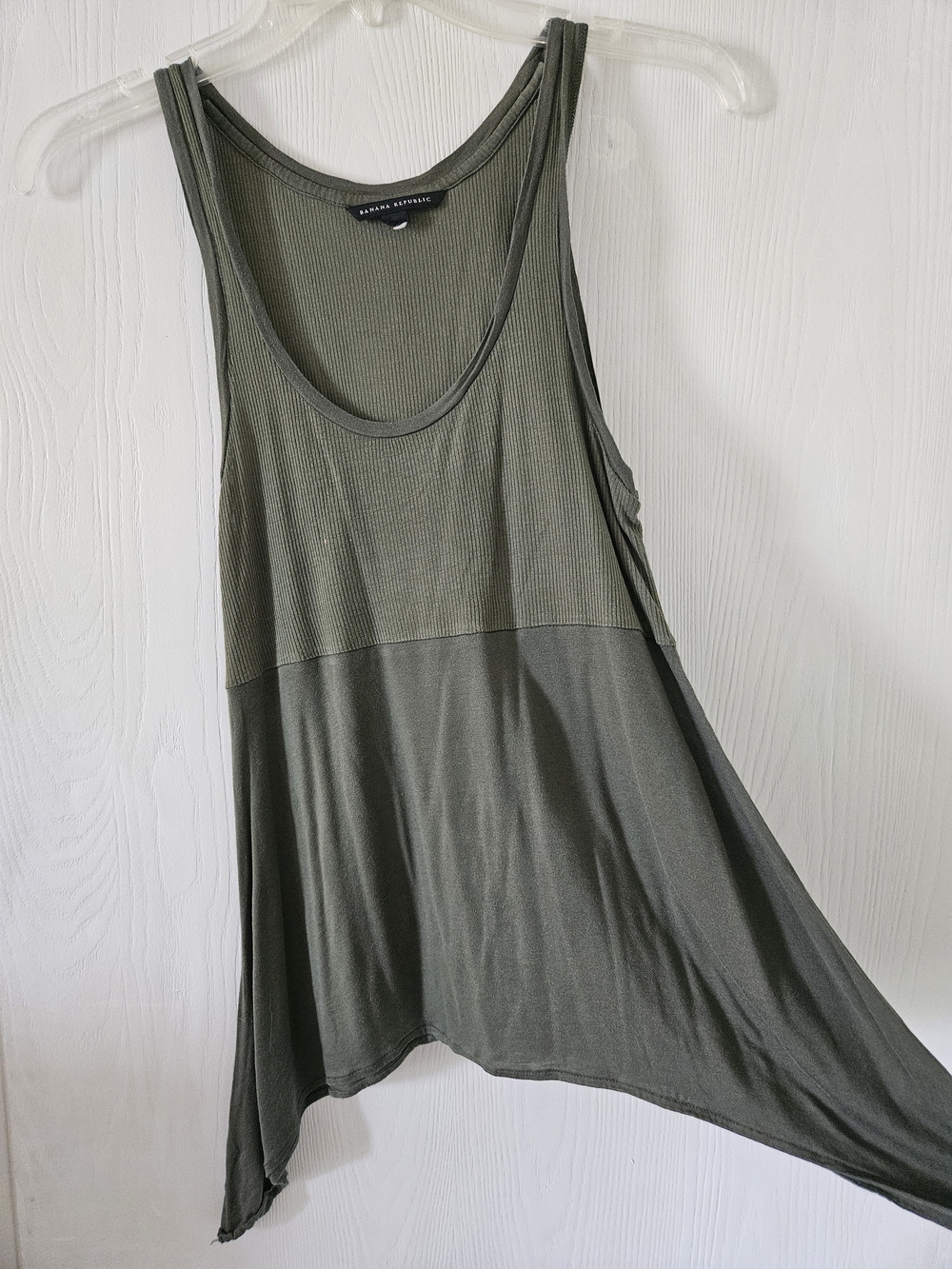 Banana Republic Olive Green Sleeveless Tank Top